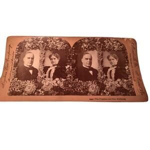 Keystone View Co The President and Mrs. McKinley Late 1890's